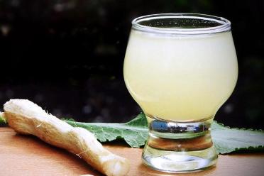 Fiery Horseradish Lemon Honey Elixir