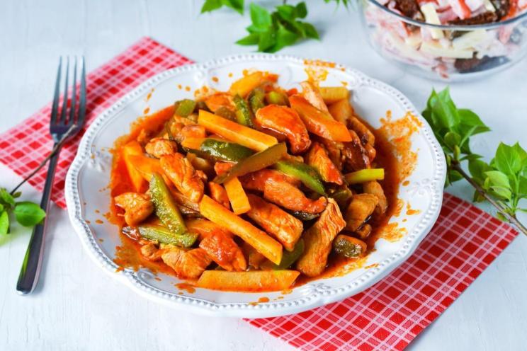 Quick and Easy Turkey Azu (Tatar-Style Stir-Fry)