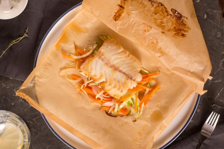 Baked Grenadier in Parchment