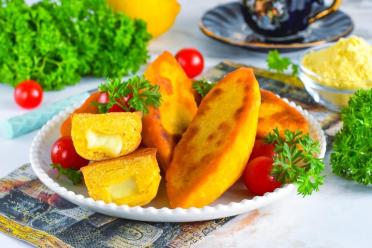 Cheesy Cornbread Bites (Chvishtari)