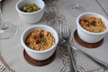 Easy Fish Crumble in White Sauce