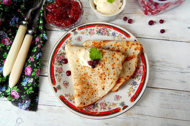Fluffy Kefir Custard Pancakes
