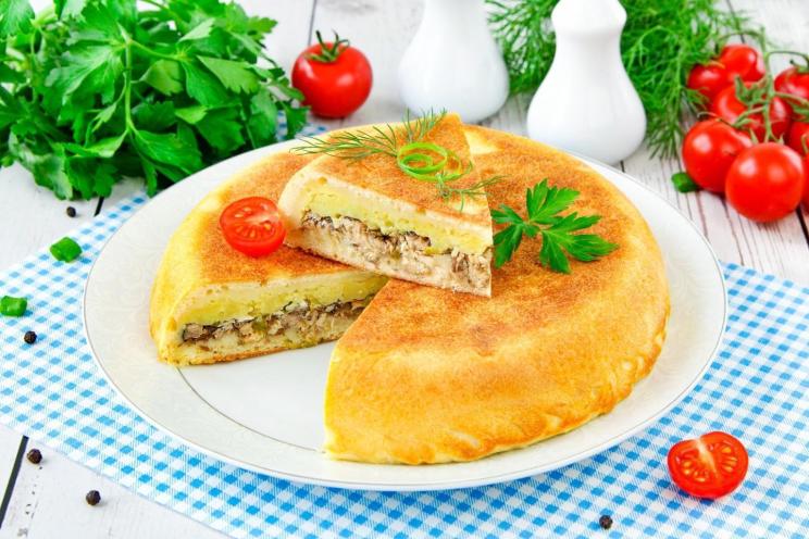 Quick Pan-Fried Kefir Pie