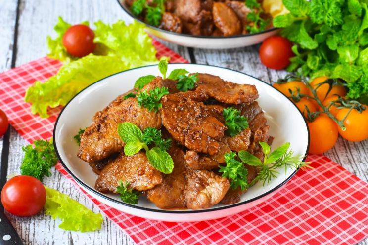 Soy-Glazed Pork Skillet