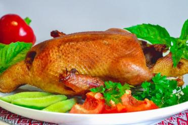 Festive Honey-Glazed Baked Duck