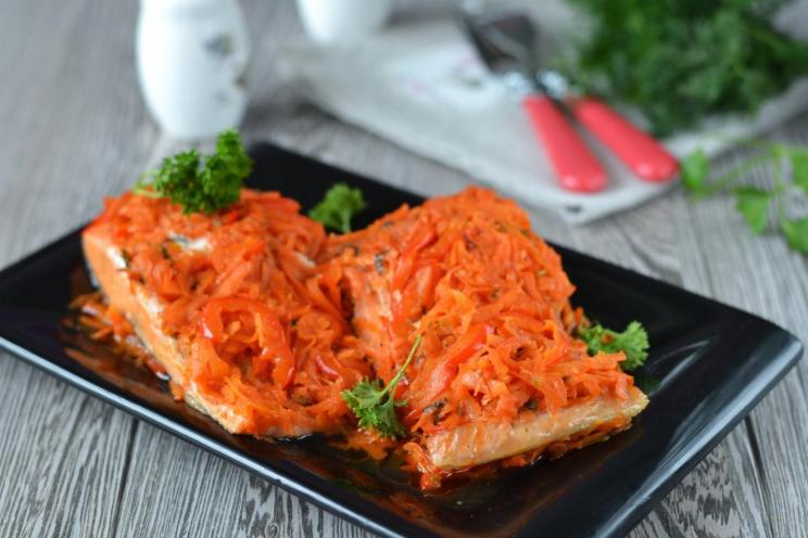 Oven-Baked Fish with Vegetables