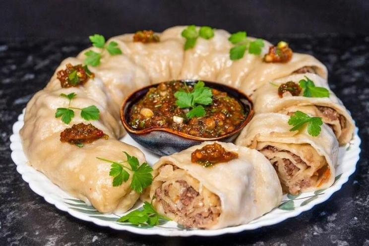 Steamed Meat-Filled Khanum Roll Steamed Meat-Filled Khanum Roll