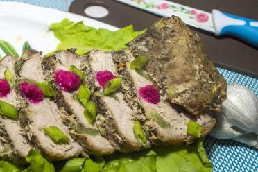 Slow Cooker Baked Pork in Foil