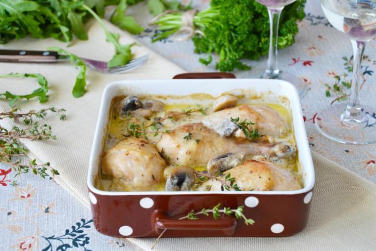 Oven-Baked Chicken with Savory Sauce