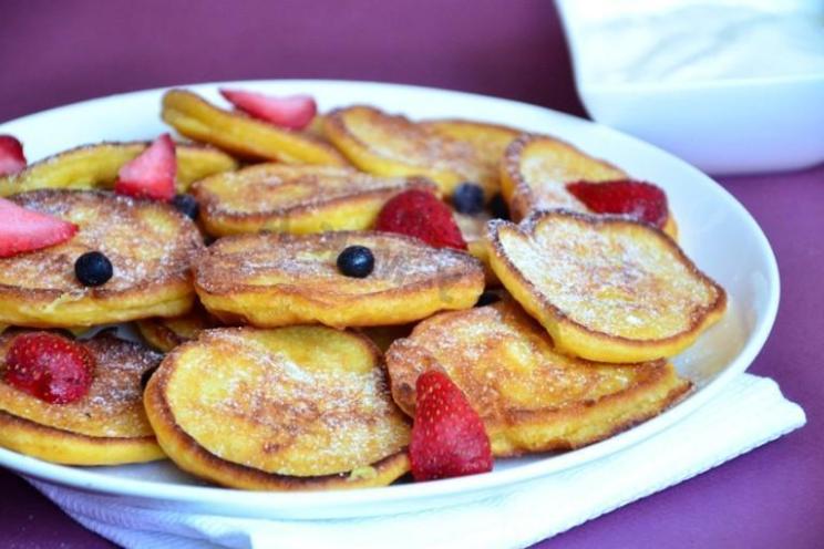 Pumpkin Apple Sour Cream Pancakes