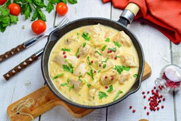 Creamy Pan-Fried Chicken Fillet