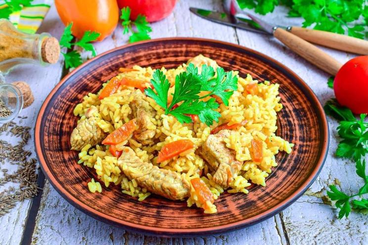 Quick and Delicious Turkey Pilaf in a Pan Quick and Delicious Turkey Pilaf in a Pan