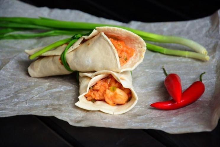 Quick & Tasty Chicken Rice Burrito