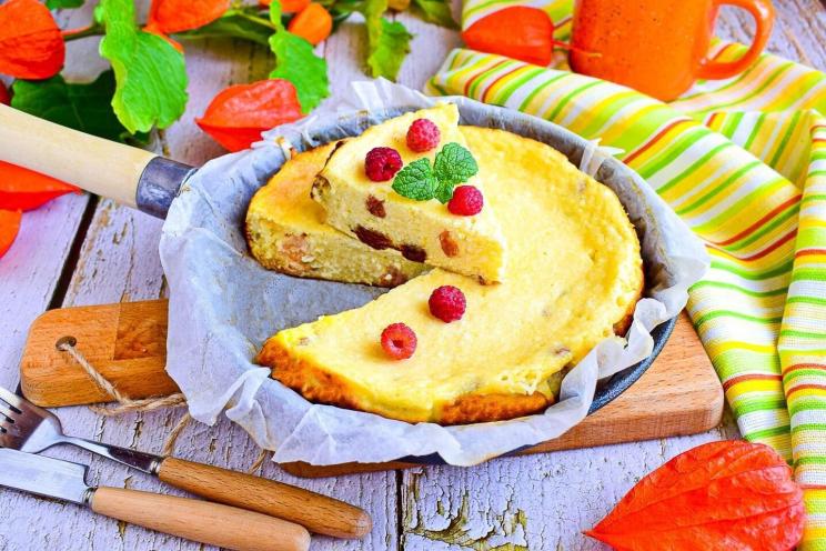 Pan-Fried Cottage Cheese Casserole: Quick Family Breakfast Pan-Fried Cottage Cheese Casserole: Quick Family Breakfast