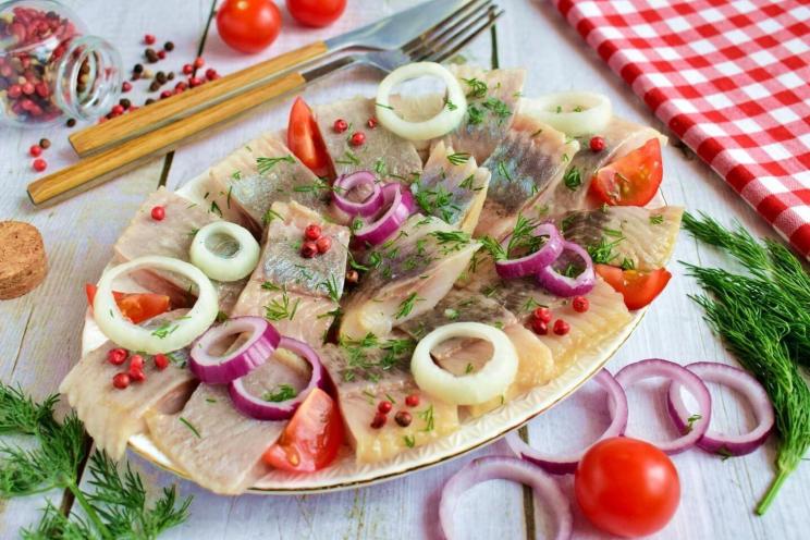 Quick and Tasty Pickled Herring with Onions