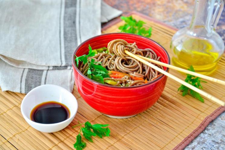 Spicy Vegetable Soba Noodles Spicy Vegetable Soba Noodles