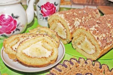 Banana Candy Vanilla Roll