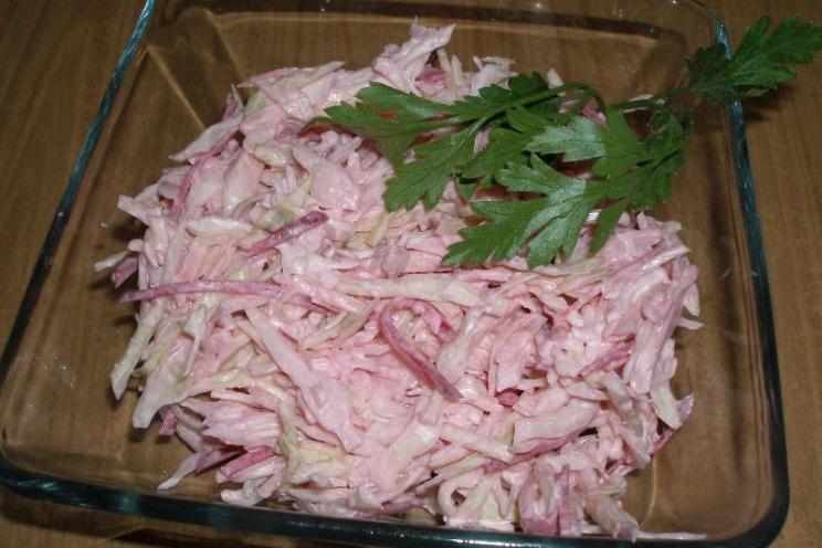 Sweet & Sour Pink Flamingo Salad