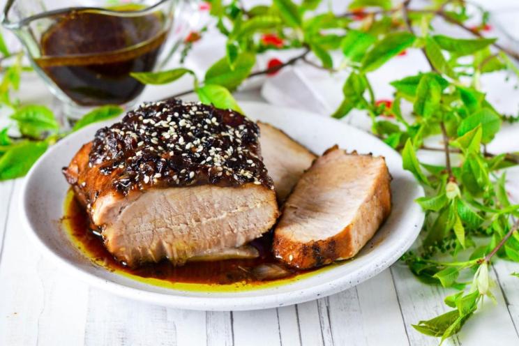 Soy-Marinated Baked Pork Soy-Marinated Baked Pork
