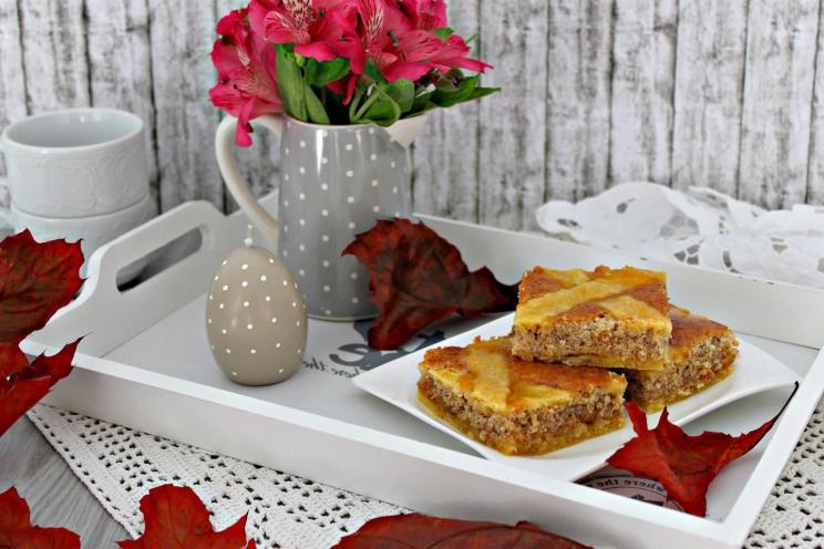 Leipzig Nut Brownie Pie with Jam