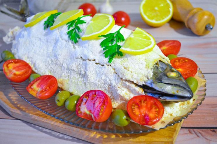 Oven-Baked Salt-Crusted Mackerel: Delicious and Healthy Oven-Baked Salt-Crusted Mackerel: Delicious and Healthy