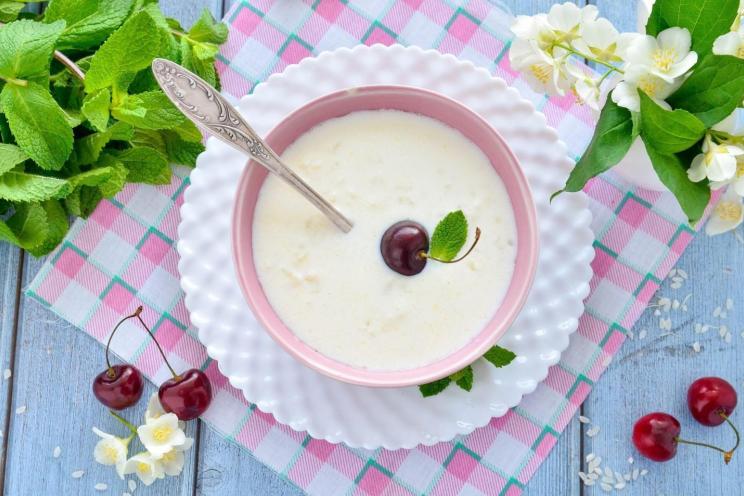 Creamy Milk Rice Porridge for Breakfast
