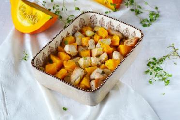 Roasted Turkey with Pumpkin