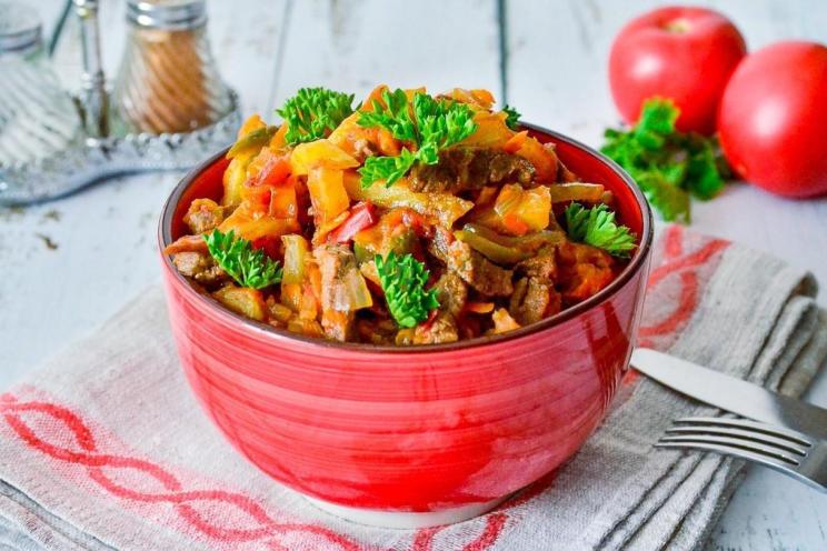 Savory Beef Azu with Pickles and Tatar Potatoes