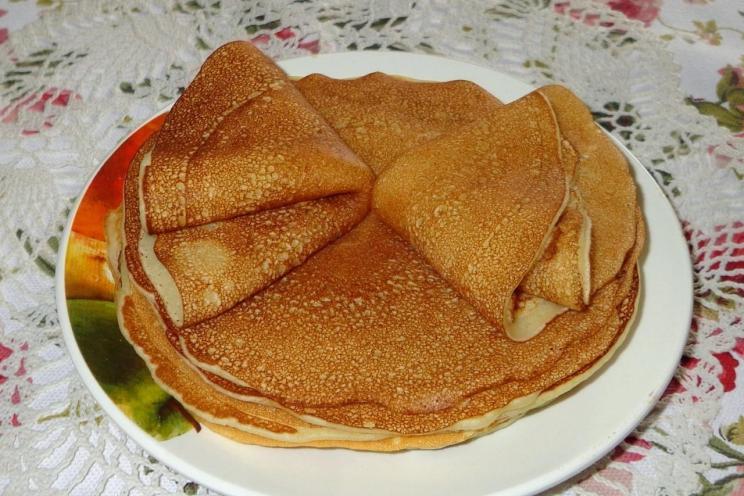 Fluffy Milk Pancakes
