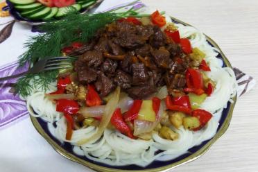 Beef and Veggie Wok Noodles