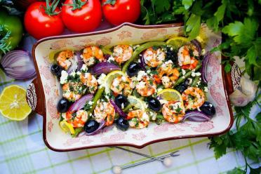 Cheesy Baked Shrimp Delight