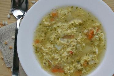 Easy Potato, Egg, and Onion Soup