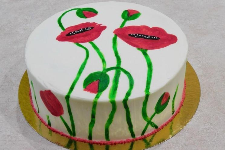 Banana Buttercream Sponge Cake