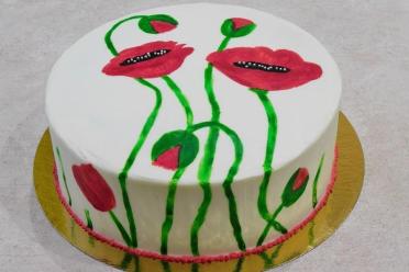Banana Buttercream Sponge Cake