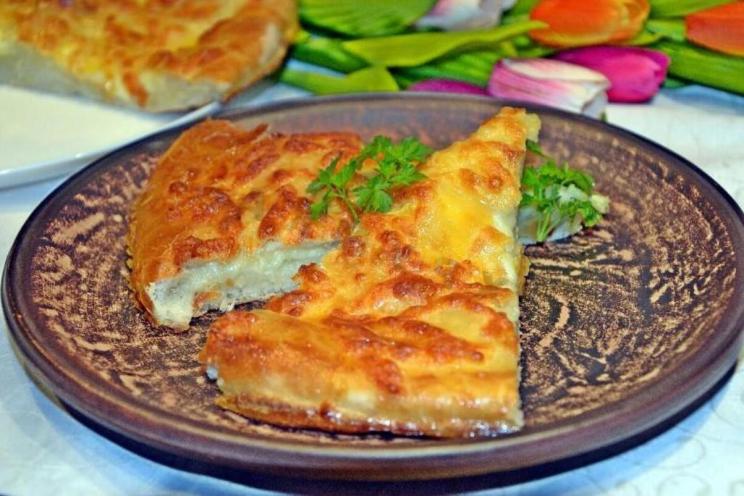 Cheesy Megrelian Khachapuri with Yeast Cheesy Megrelian Khachapuri with Yeast