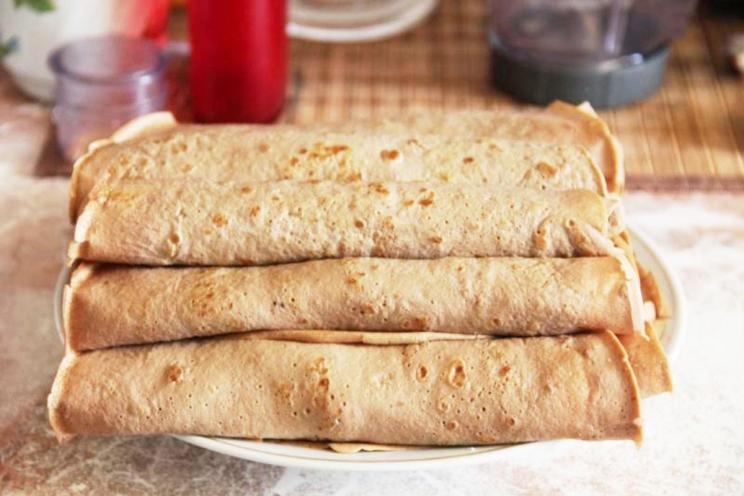 Cheese-Filled Liver Pancake Rolls Cheese-Filled Liver Pancake Rolls