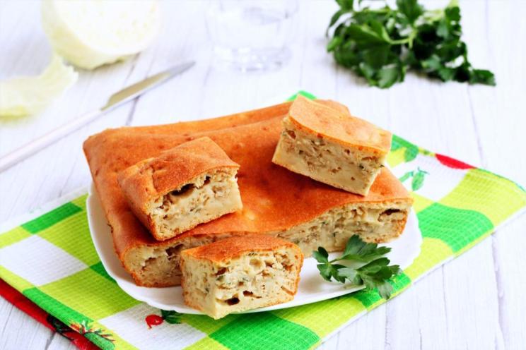 Quick and Easy Cabbage Pie with Kefir