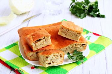 Quick and Easy Cabbage Pie with Kefir