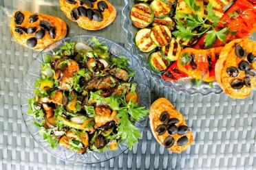Savory Stir-Fried Eggplant and Bell Pepper