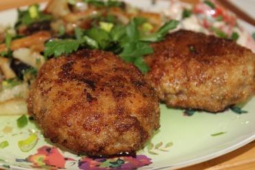 Authentic Pozharsky Chicken and Veal Cutlets