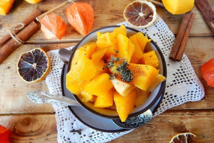 Roasted Pumpkin and Apple Delight with Honey