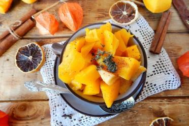 Roasted Pumpkin and Apple Delight with Honey