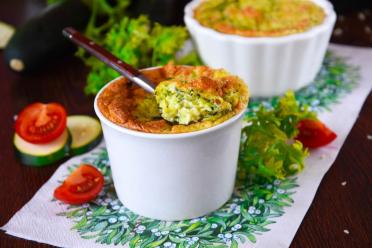 Baked Zucchini Soufflé: Tender and Festive Delight