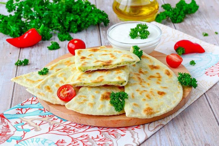 Quick & Easy Stuffed Pan-Fried Flatbreads