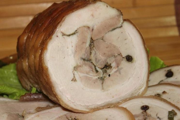 Oven-Baked Ukrainian Pork Belly Roll