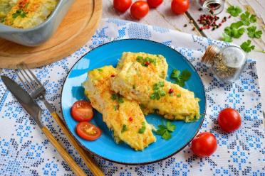 Baked Pike Perch Fillet with Sour Cream