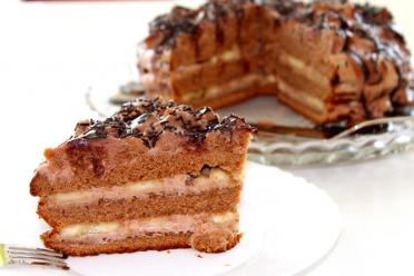 Slow Cooker Chocolate Banana Cake