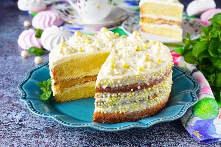 Ice Cream Infused Sponge Cake
