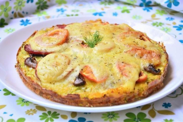 Tomato, Cheese, and Zucchini Summer Pie