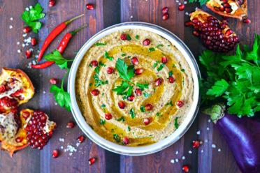 Easy Eggplant Babaganoush: Delicious Oriental Dip